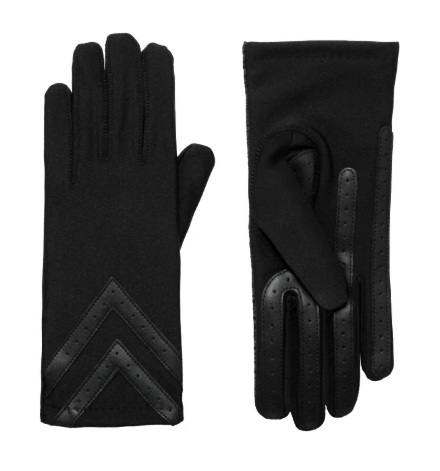 Women's SmartDri Smartouch 3 Button Length Chevron Gloves