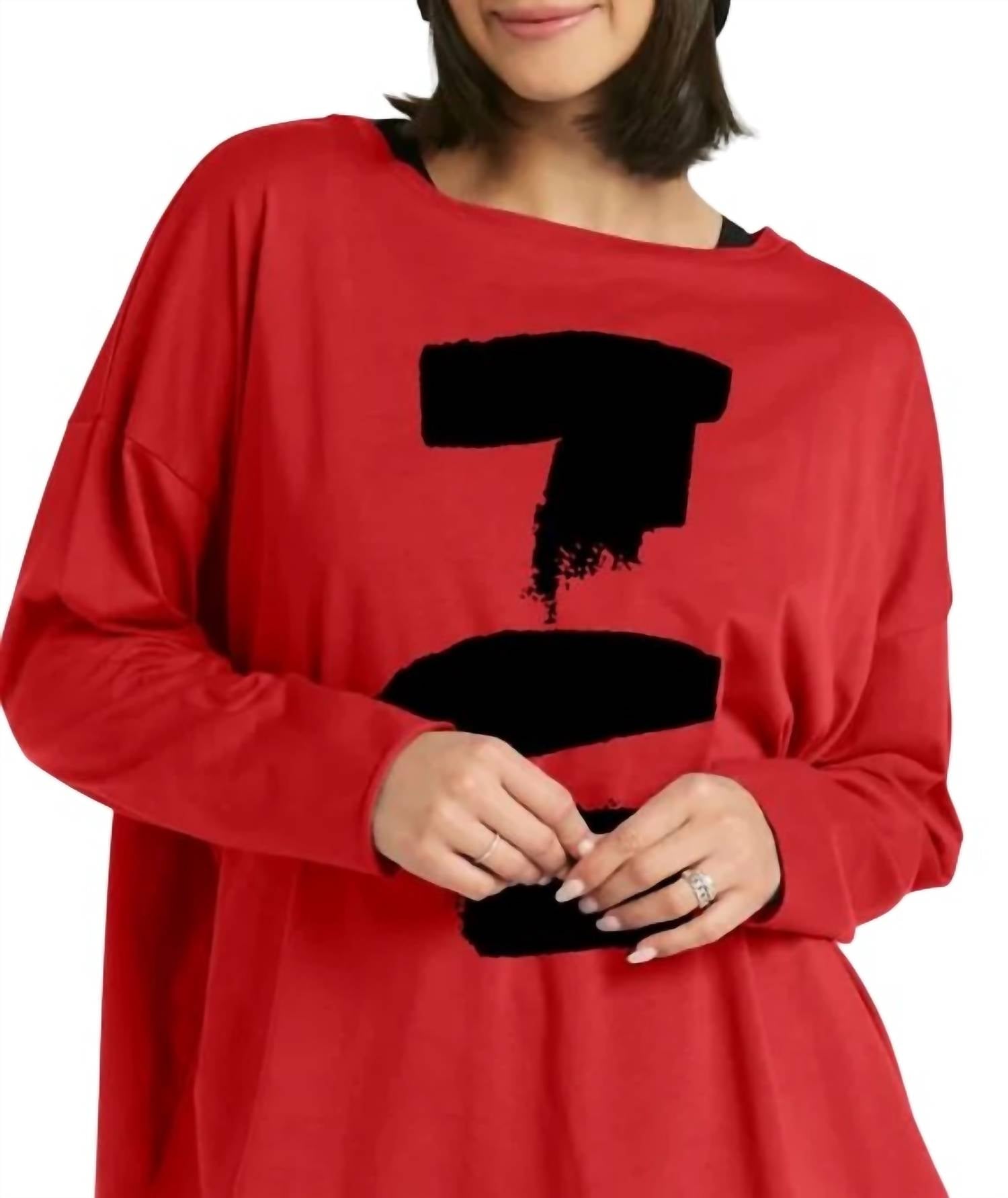 Planet By Lauren G. - Brush Stroke Boxy Tee