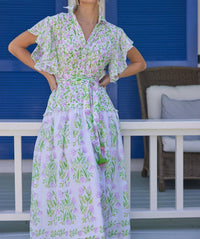 Bella Tu - Tulips Classic Shirtdress