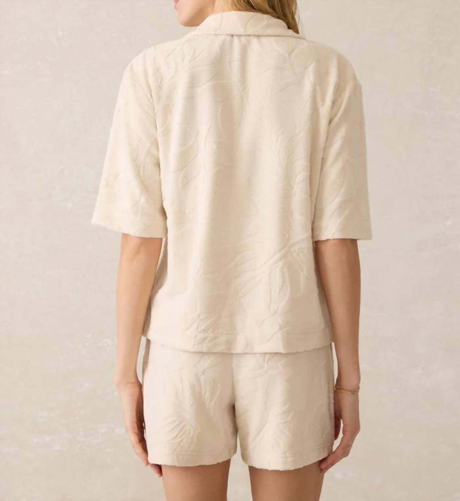 Faherty - Cabana Towel Terry Camp Shirt