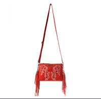 Myra Bag - Myra Boot Stitch Suede Bag