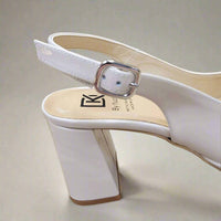 Fluchos Women's Karla Sling Back Pump in nude patent - women's heels - alternate view