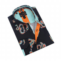 Eight X - Aztec Snake Print Button Down Shirt