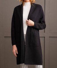Tribal - Open Coatigan With Patch Pockets