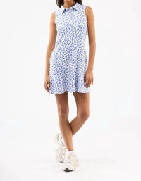 SMITH & QUINN Gracie Golf Mini Dress in sea poppy - women's dress - detail view