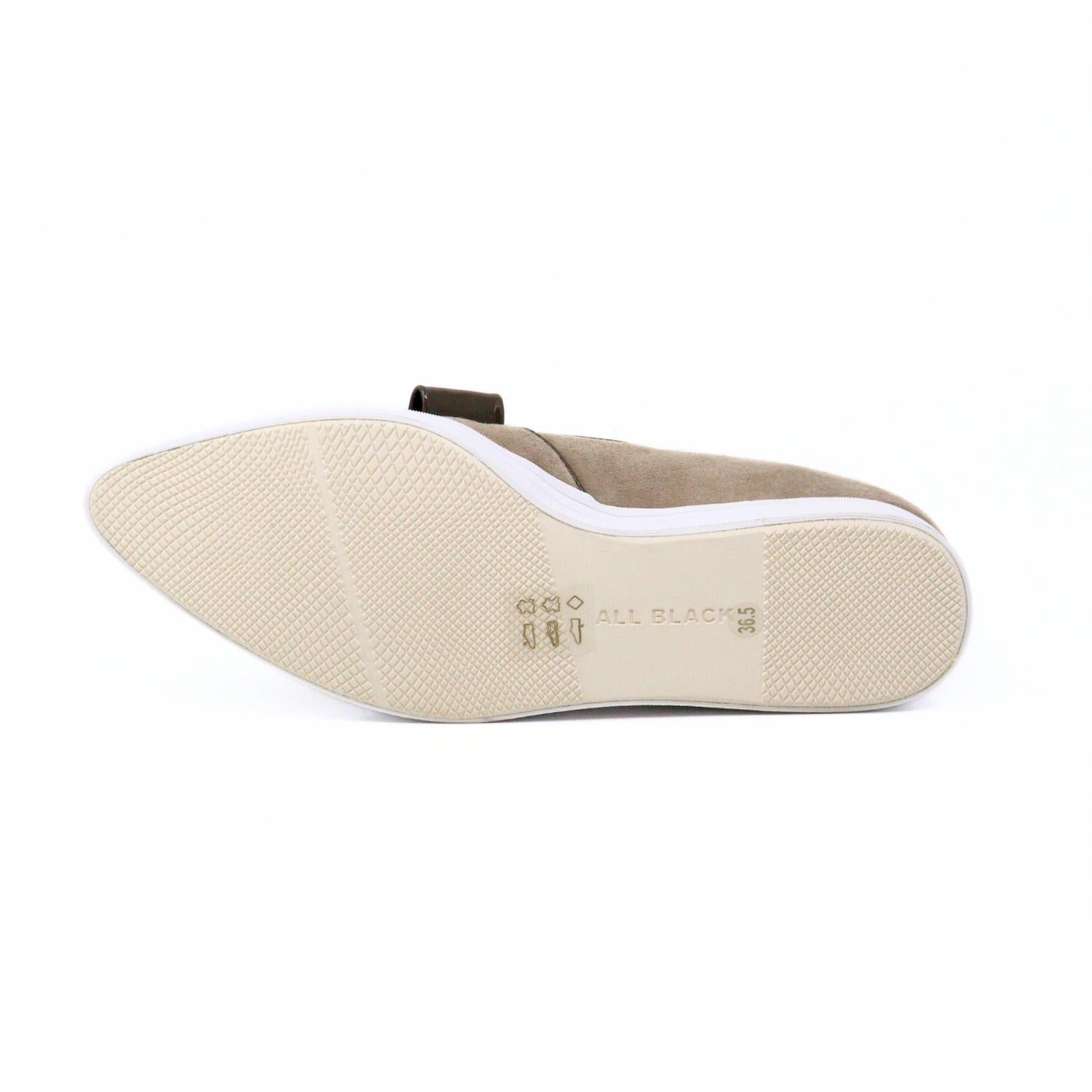 ALL BLACK Women's Tux Slip-on Sneakers in taupe - women's sneaker - view 4