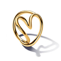 Pandora - Women's Organically Shaped Heart Ring