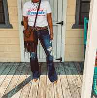 Petra153 Deadwood Flare Jean in med wash - women's jeans - view 4