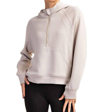 Rae Mode - Hear Me Now Long Sleeve Quarter Zip Hoodie Sweatshirt
