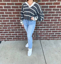 Beeson River - Chelsea Stripe Pullover Top