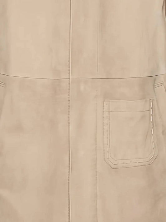 Salvatore Ferragamo - Men's Suede Trench Coat