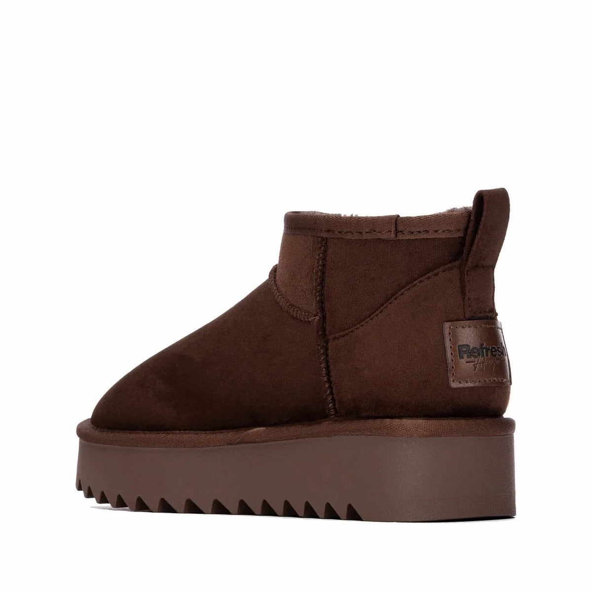 Refresh - Women's Casual Platform Suede Ankle Booties