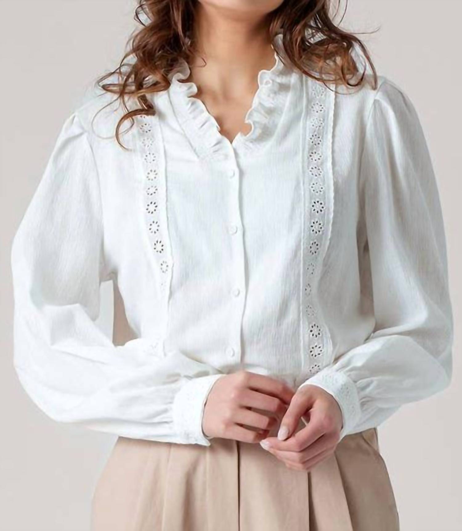Urban Daizy - Revival Ruffle Blouse