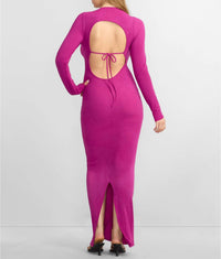Padma X Bare Necessities - Ribbed Knit Tie Back Dress