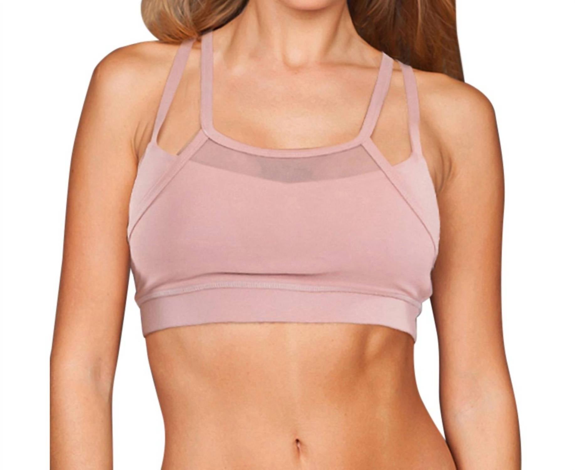 Tlf Apparel - Mesh Overlay Vice Low Impact Sports Bra
