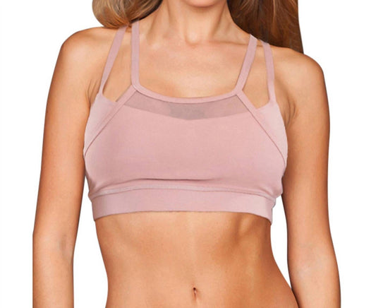 Tlf Apparel - Mesh Overlay Vice Low Impact Sports Bra