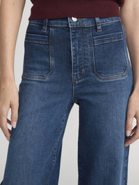 Frame - Le Slim Palazzo Modernist Pocket Jeans