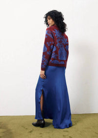 Frnch - Victoria Blue Maxi Skirt