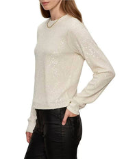 Sanctuary Sparkle Together Sweater in chalk - women's sweater - alternate view