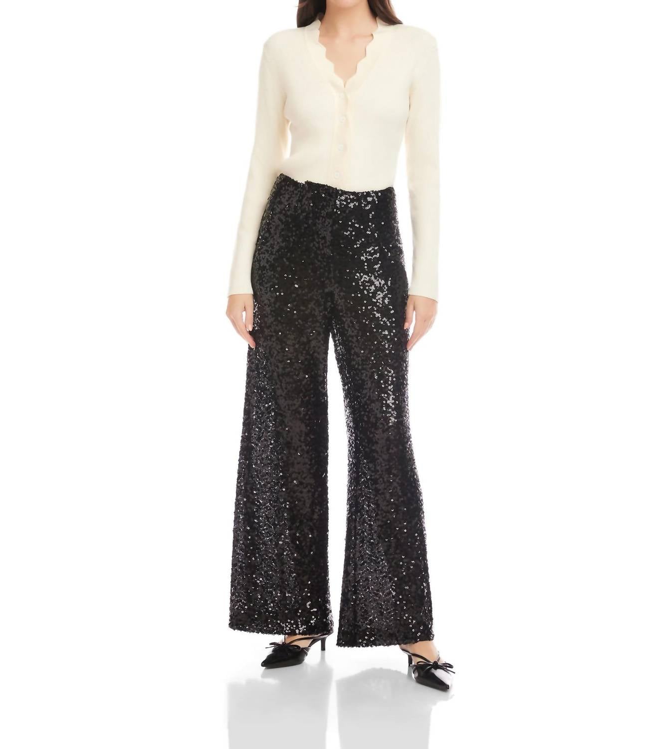 Fifteen Twenty - Lynette Sequin Trousers