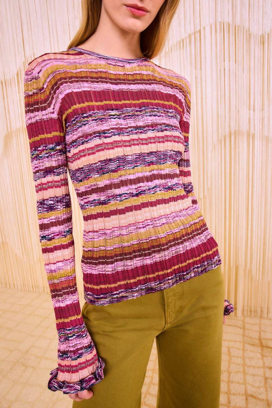 Ulla Johnson - Maci Long Sleeve Knit Pullover Sweater