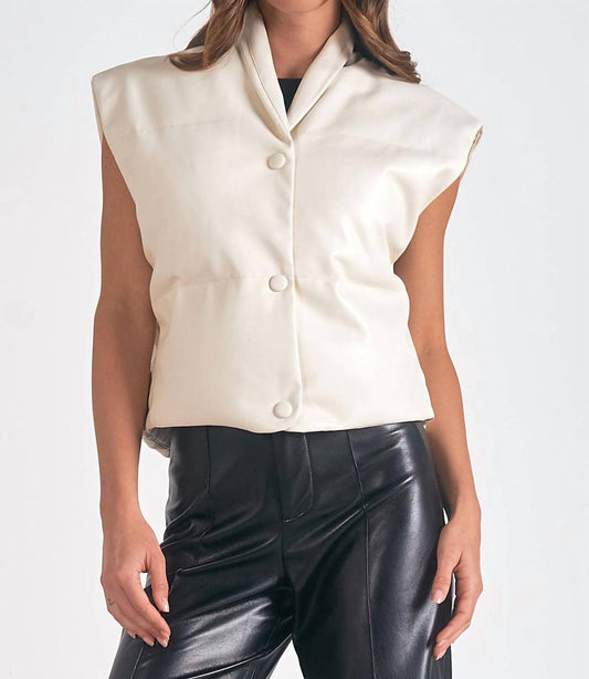 Elan - Terance High Collar Vest