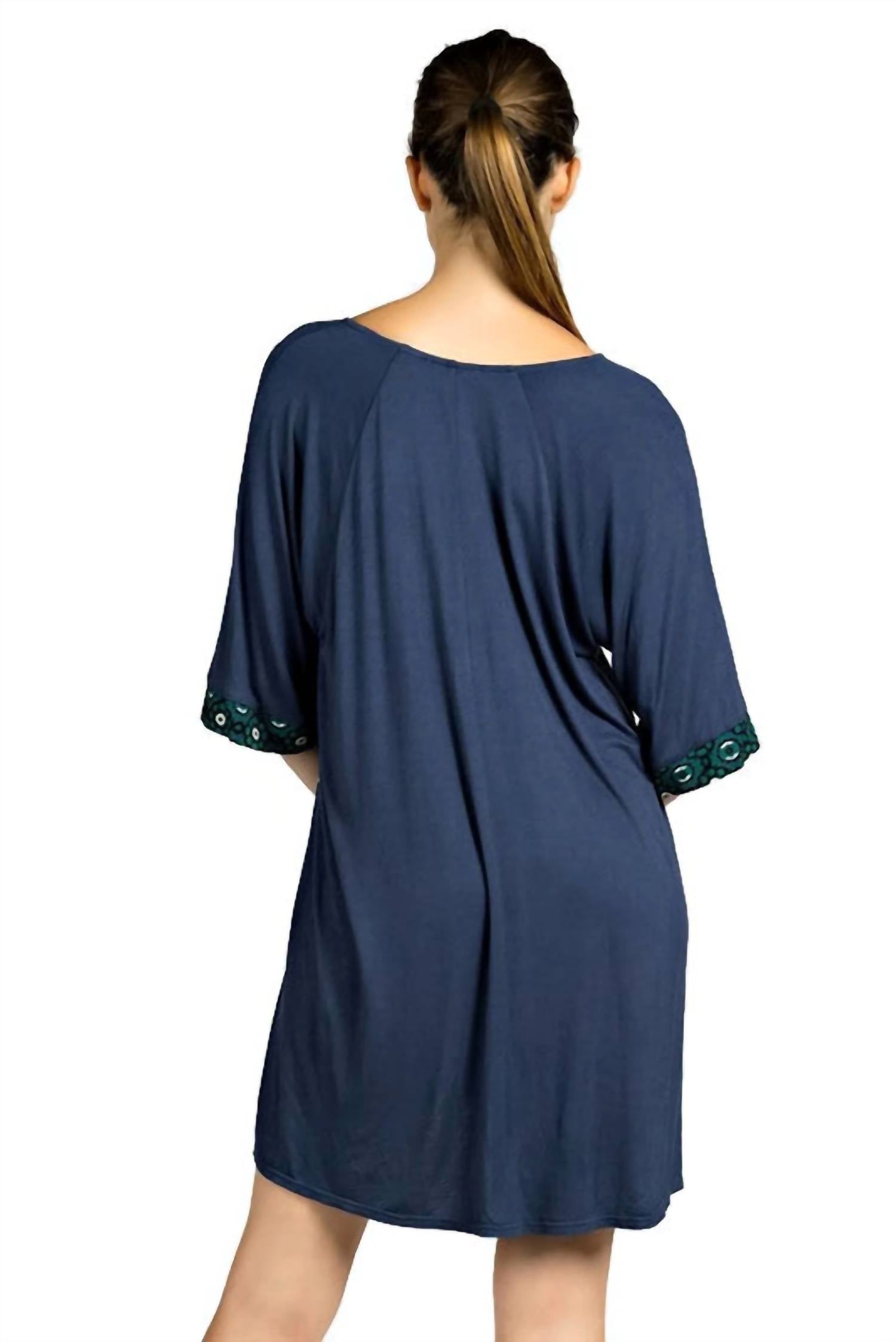 Kori - Mixed Print Tassel Tie Dress