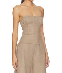 Elodie - Mavi Strapless Top