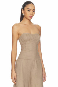Elodie - Mavi Strapless Top