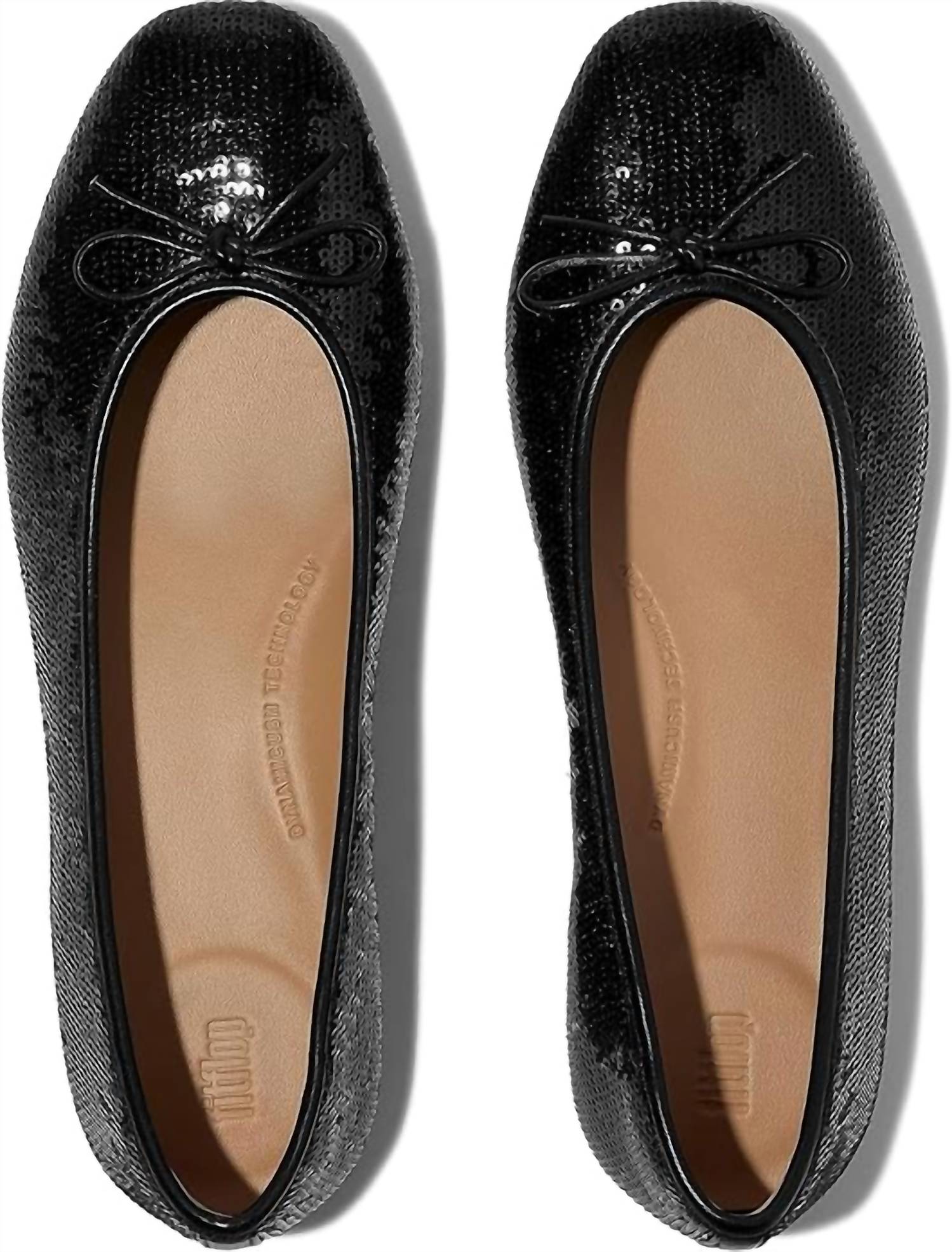 Fitflop - Women's Delicato Bow Sequin Ballet Flats