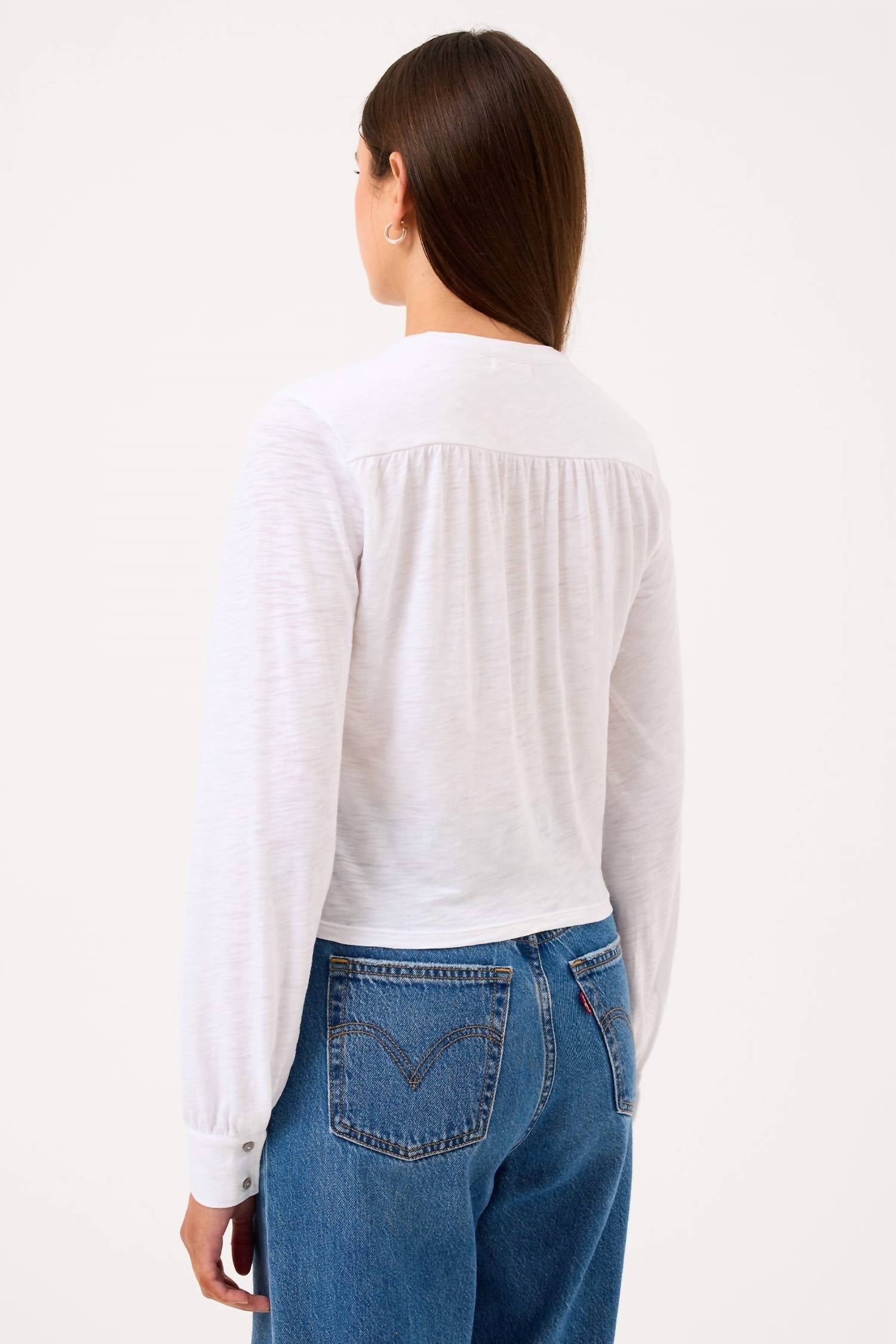 Goldie - Julia Long Sleeve Crop Shirt