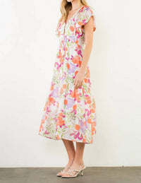 Thml - Short Sleeve Floral Patterned Dress