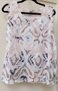 CHARLIE B Women's Cotton Sleeveless Top in pearl 1 - women's tank top