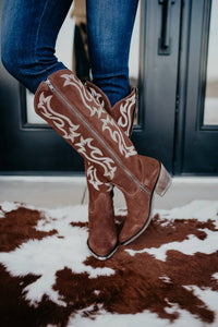 Liberty Black - Women's Regular Calf Suede Boot