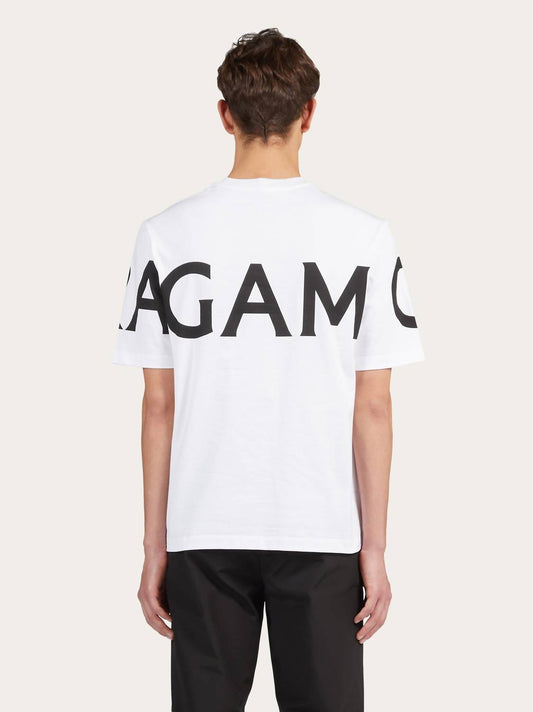 Salvatore Ferragamo - Short Sleeved T-shirt With Graphic Logo