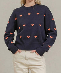 Mint Exclusives - Heart Point Knit Sweater