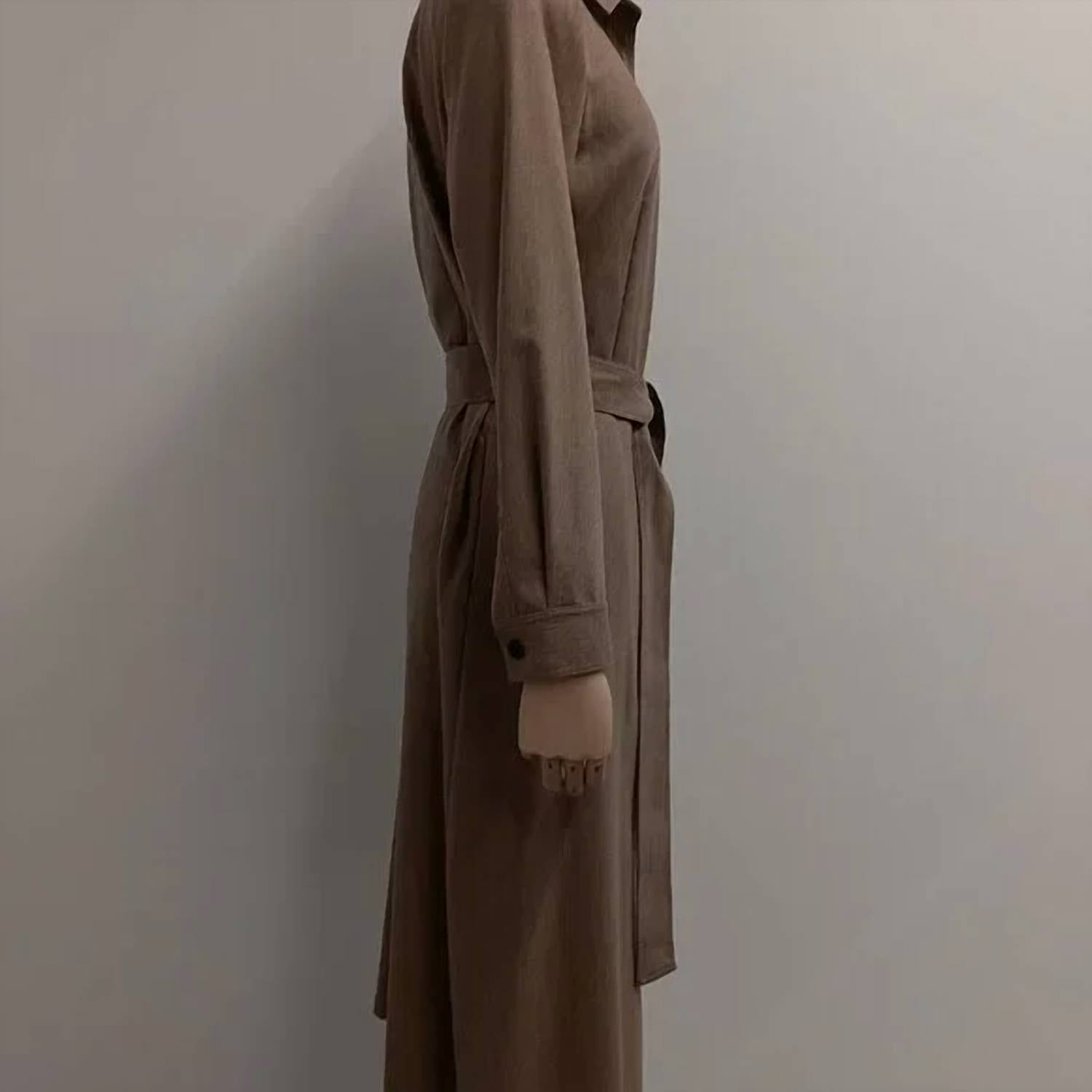 Lafayette 148 - Women's Flannel Shirt Dress