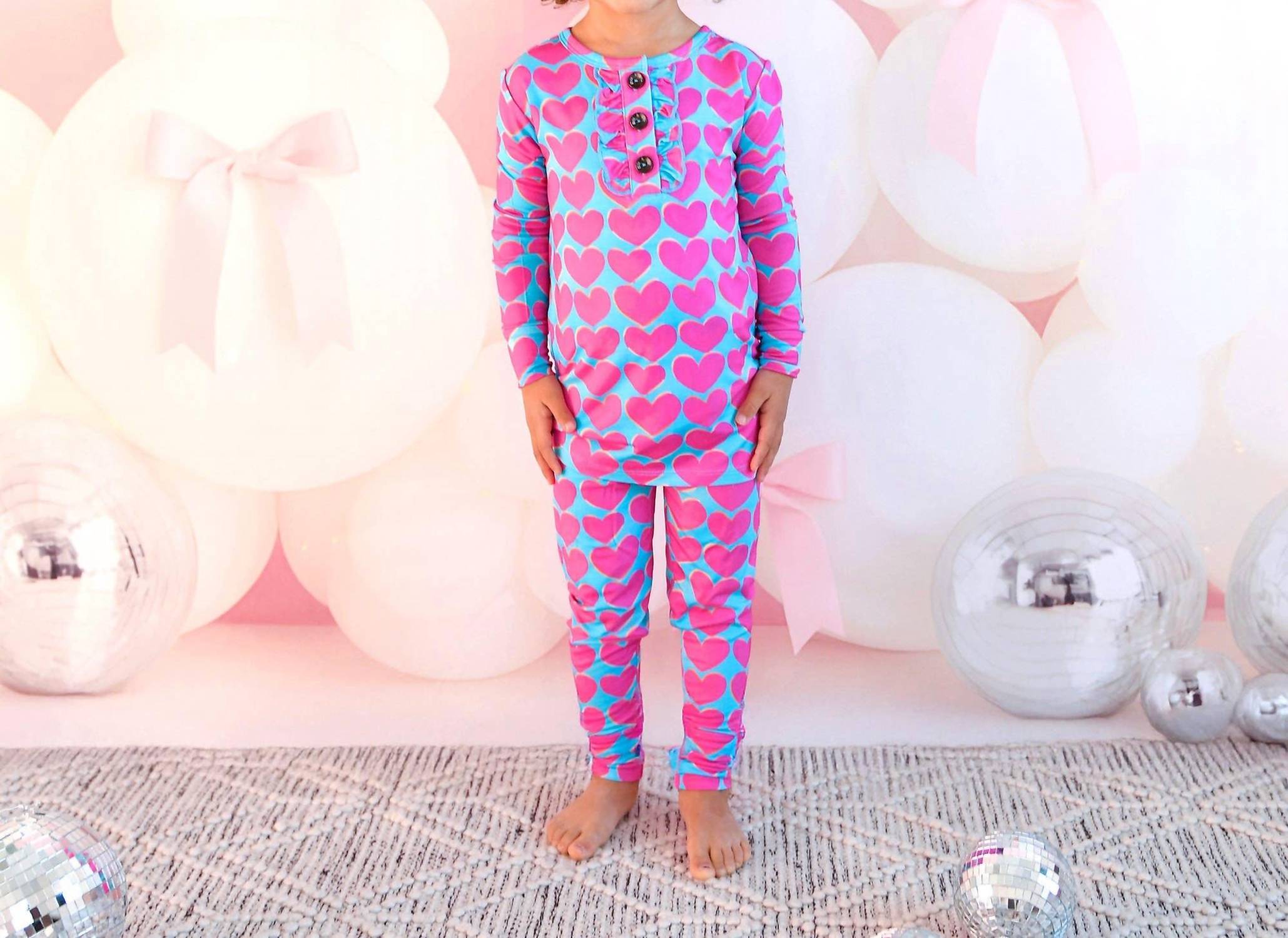 Gigi And Max - Cora Ruffle Two Piece Bamboo Lounge Set