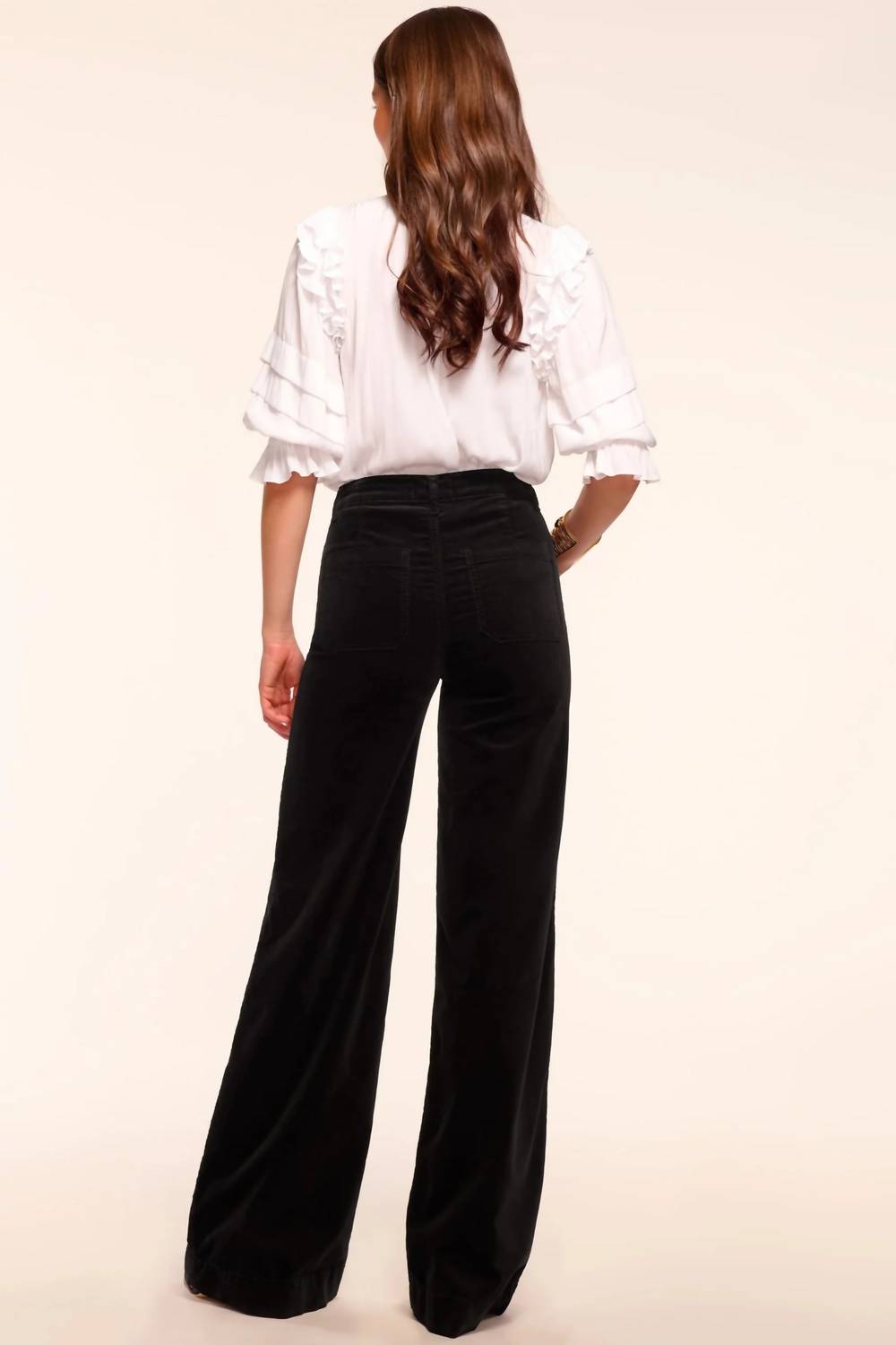 Ramy Brook - Cindy Velvet Wide Leg Jeans
