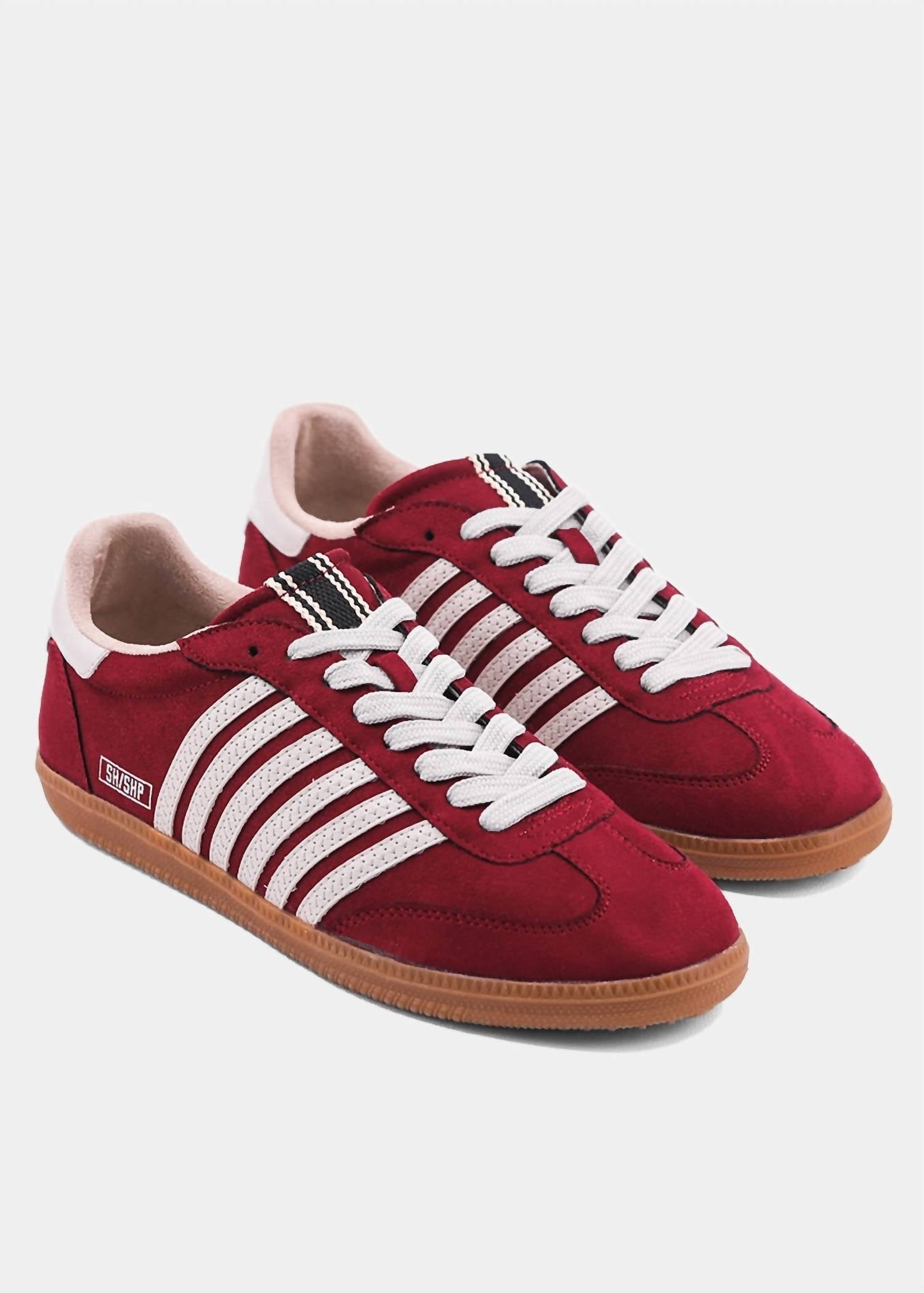 Shu Shop - Women's Stevie Striped Suede Sneakers