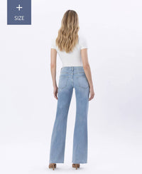 Lovervet - Plus Tummy Control Vintage Super High Flare Jeans