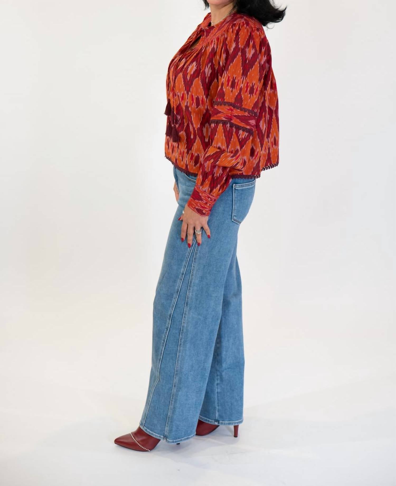 One Collective - Quilted Yoke Bouse