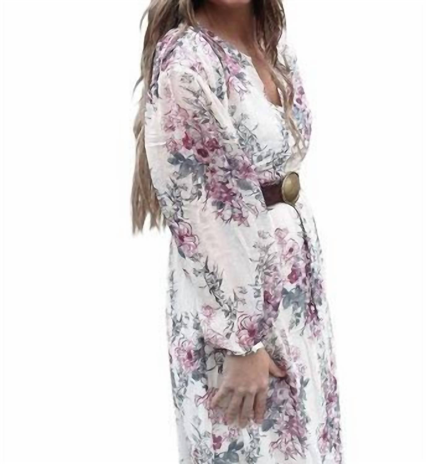 Lovestitch - Floral Long Sleeve Dress