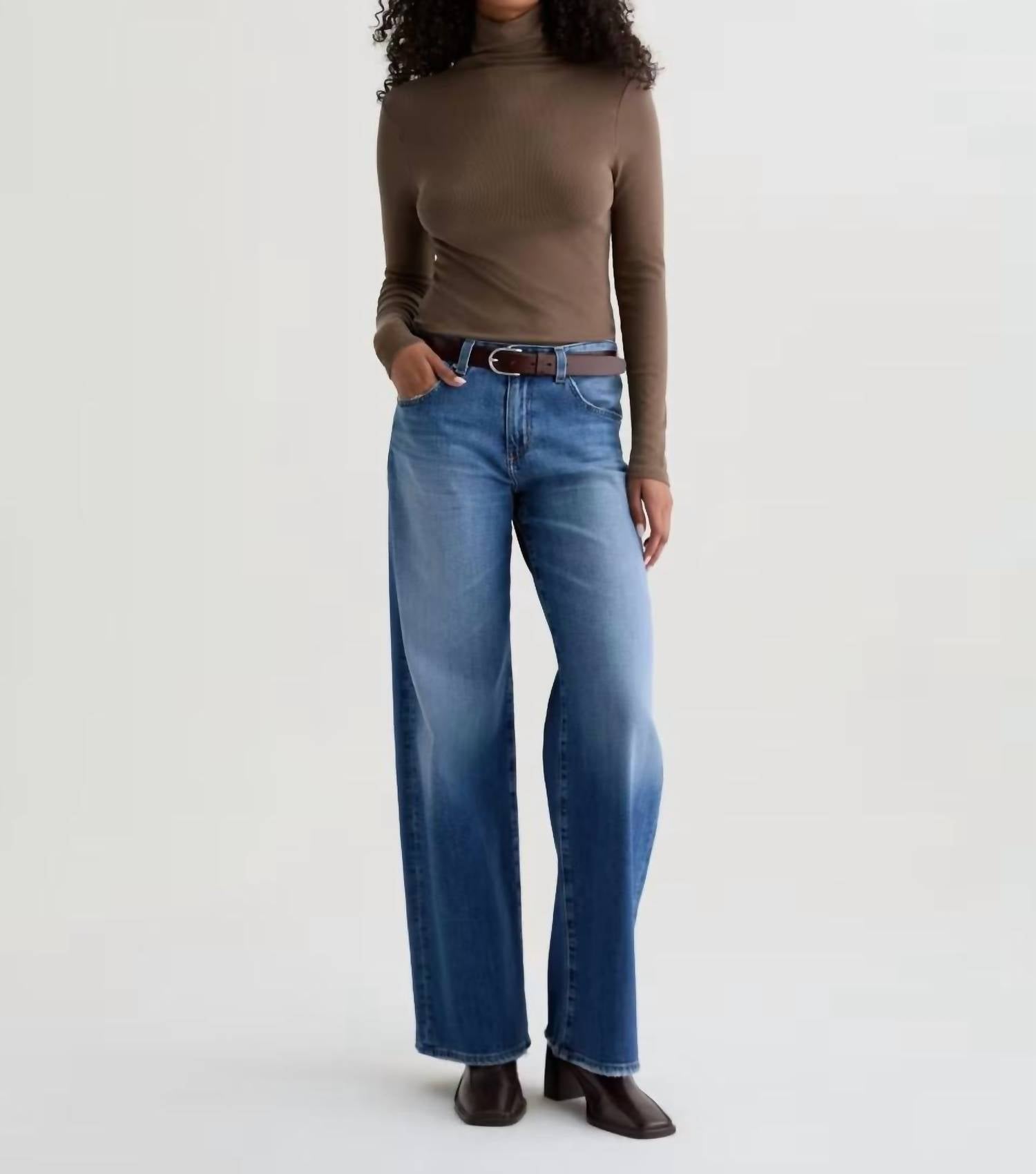 Ag Jeans - Adria Low-rise Wide Leg Jeans