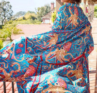 Printfresh - Octopus Isle Satin Robe