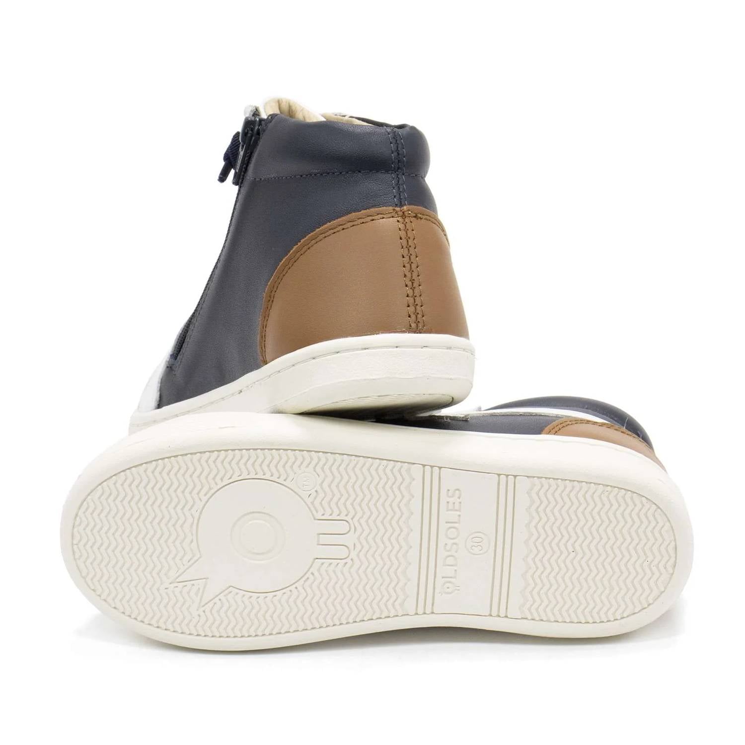 Oldsoles - Boy's Shoot High Casual Sneaker