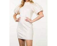 Thml - Puff Sleeve Suede Dress
