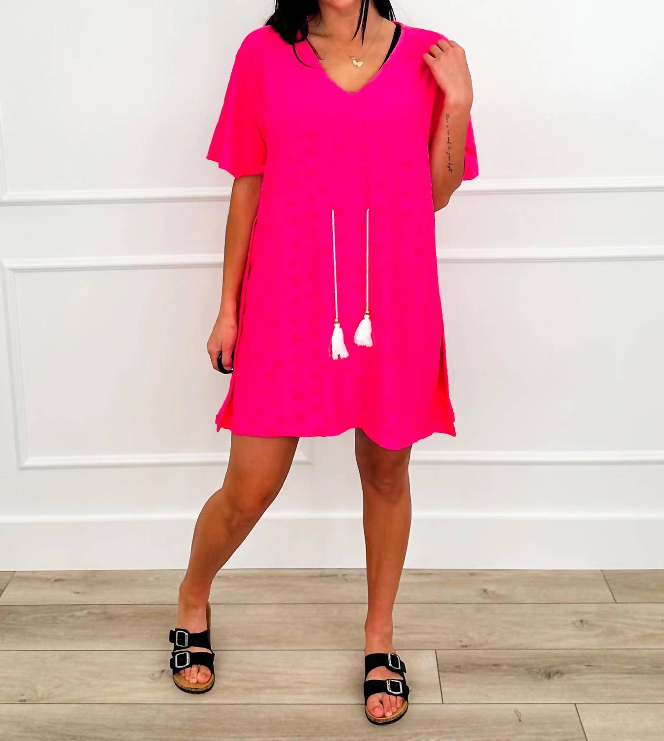 Jess Lea - Sunshine Starfish Short Sleeve Swim Cover Up Tunic