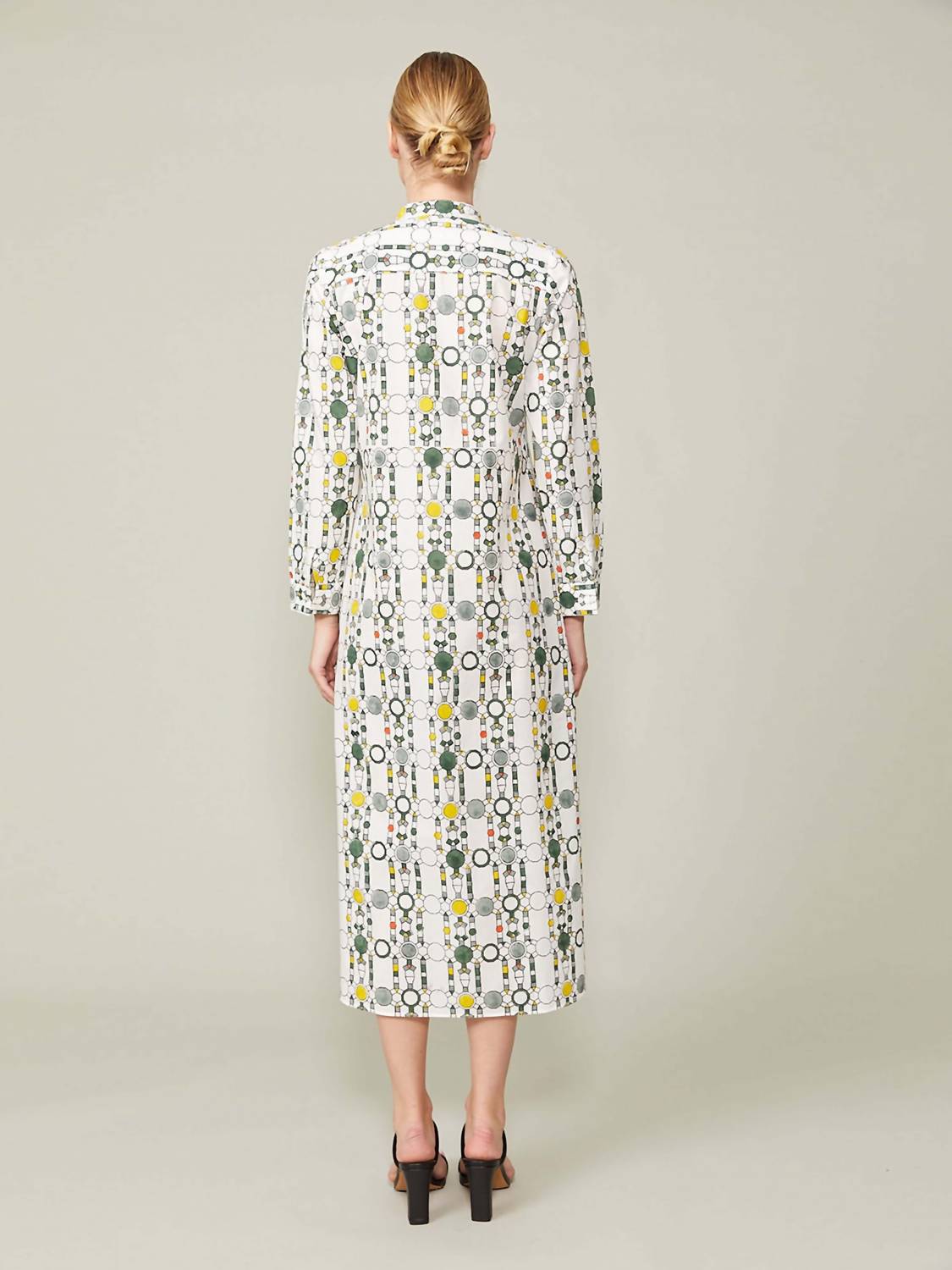 Maison De Papillon - Annalise Khadi Cotton Shirt Dress