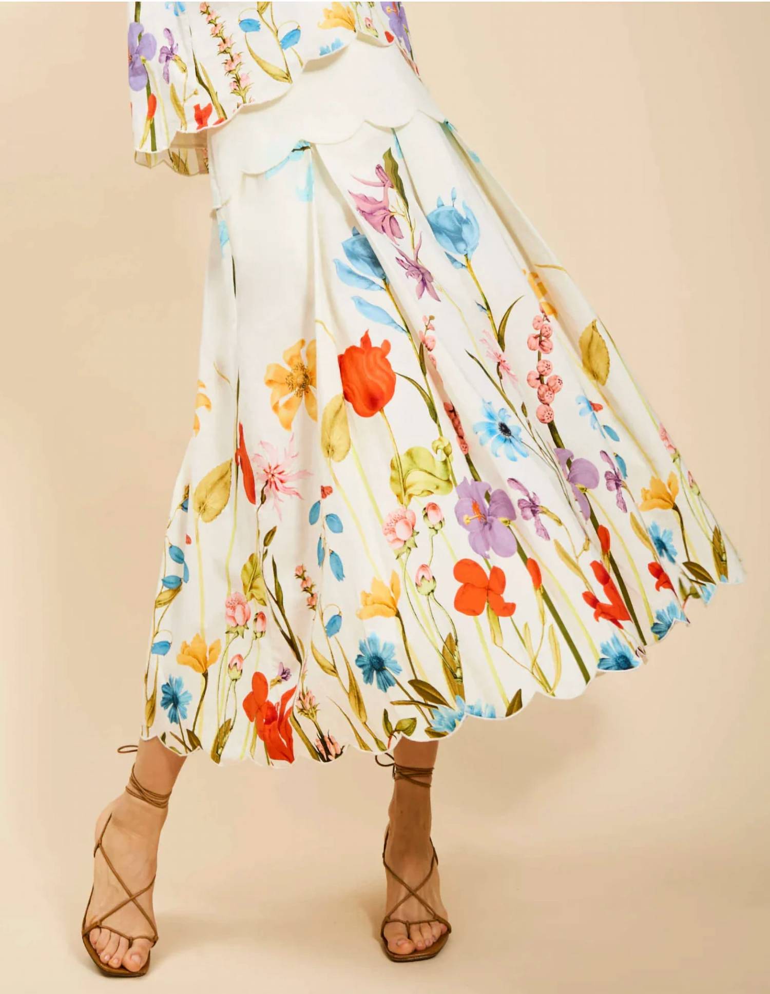Mestiza New York - Sonata Scallop Midi Skirt